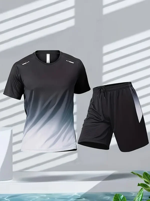6pcs Combo Men'S Summer Basketball Training Running Set - Image 3