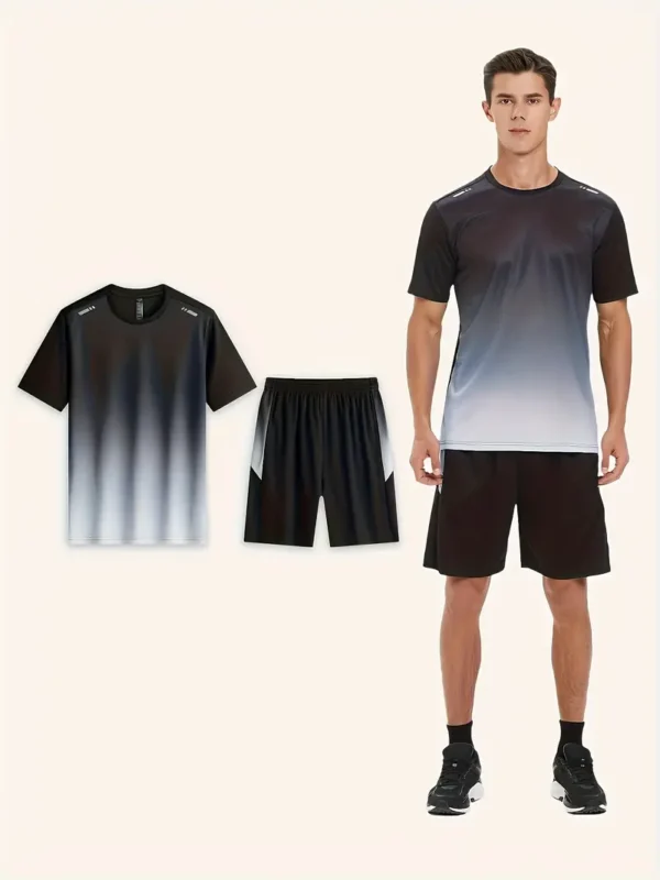 6pcs Combo Men'S Summer Basketball Training Running Set - Image 2
