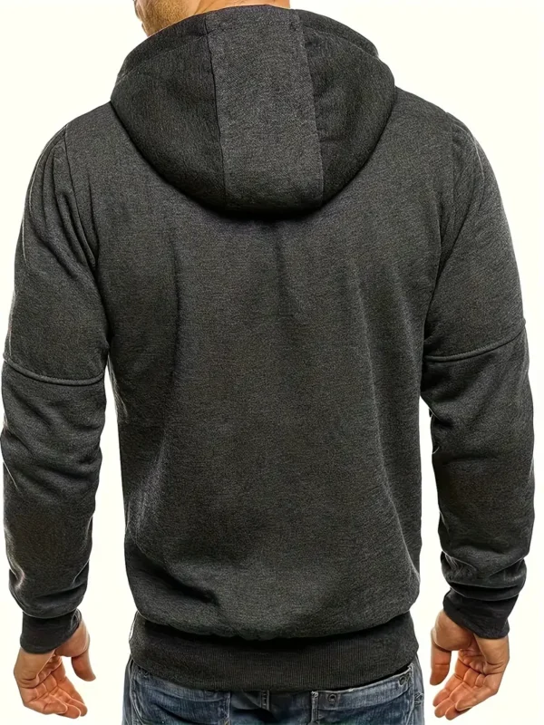 Men's Lightweight 220gsm Polyester Hooded Sweatshirt - Image 5