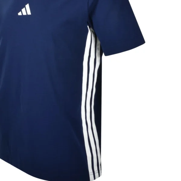 adidas Sportswear Three Stripes T Shirt Blue - Image 2