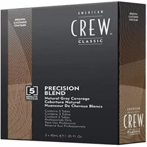 American Crew Precision Blend Hair Color Kit No.4-5 Medium Natural (3 x 40ml)