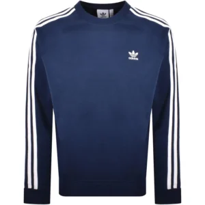 adidas Originals Three Stripe Sweatshirt Navy