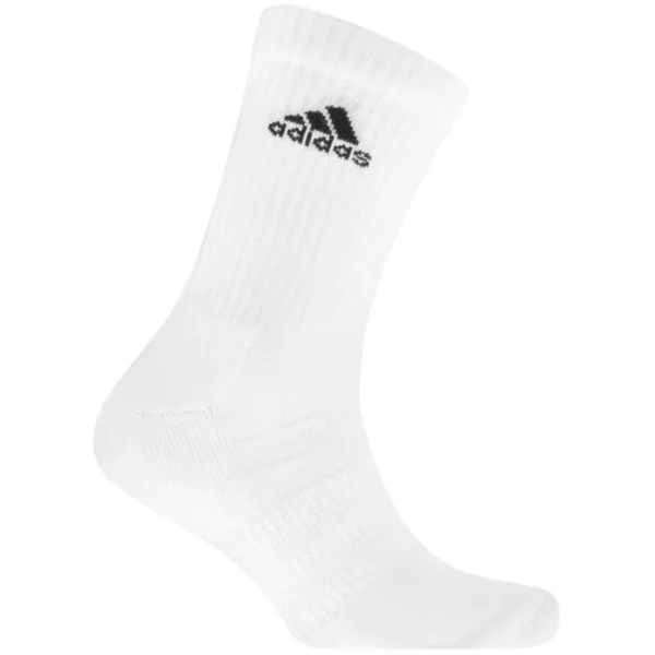 adidas Sportswear 6 Pack Crew Socks White - Image 3