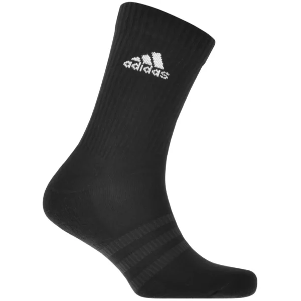 adidas Sportswear 6 Pack Crew Socks Black - Image 3