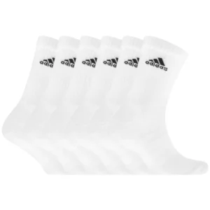 adidas Sportswear 6 Pack Crew Socks White
