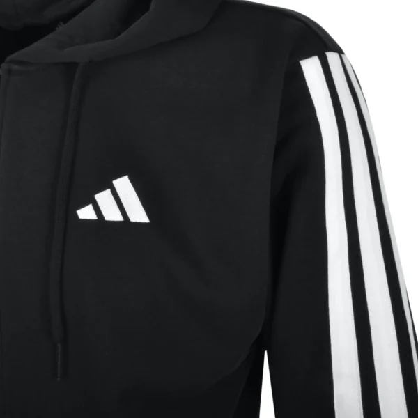adidas Sportswear Three Stripes Hoodie Black - Image 2