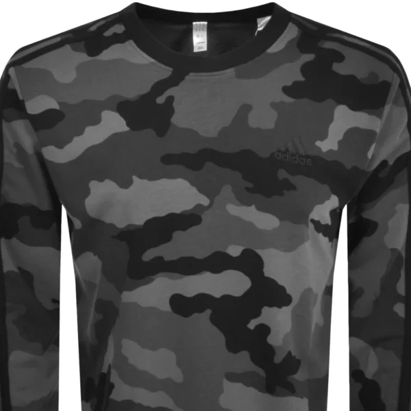 adidas Sportswear Camo Sweatshirt Black - Image 3